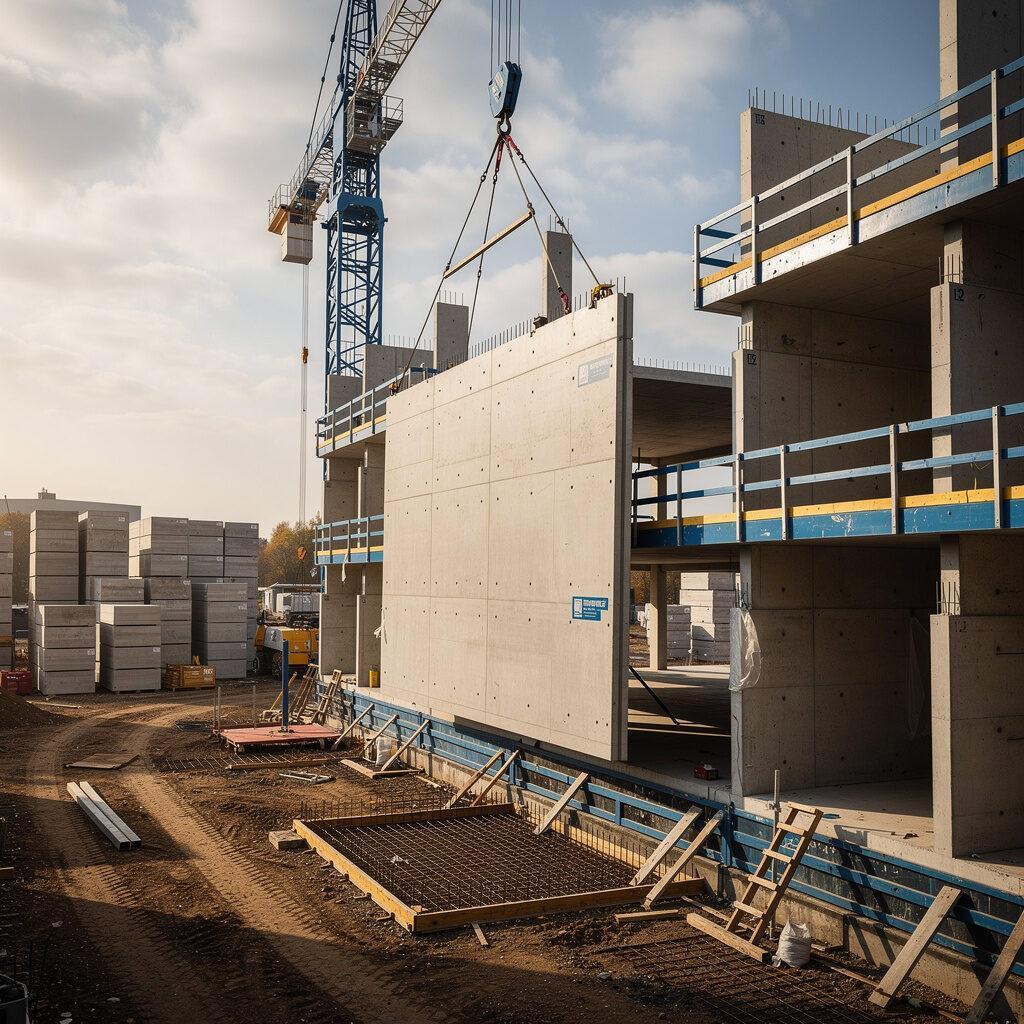 Betonfertigteilbau in %ORT%